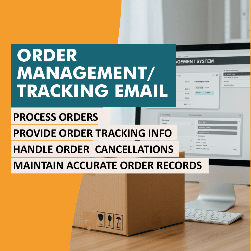 Get Order Management/Tracking Email Support