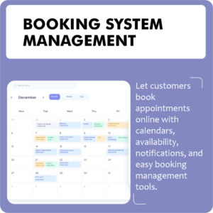 Booking System Management
