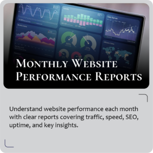 Monthly Website Performance Reports