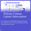 Website Content Update Subscription