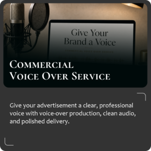 Commercial Voice Over Service