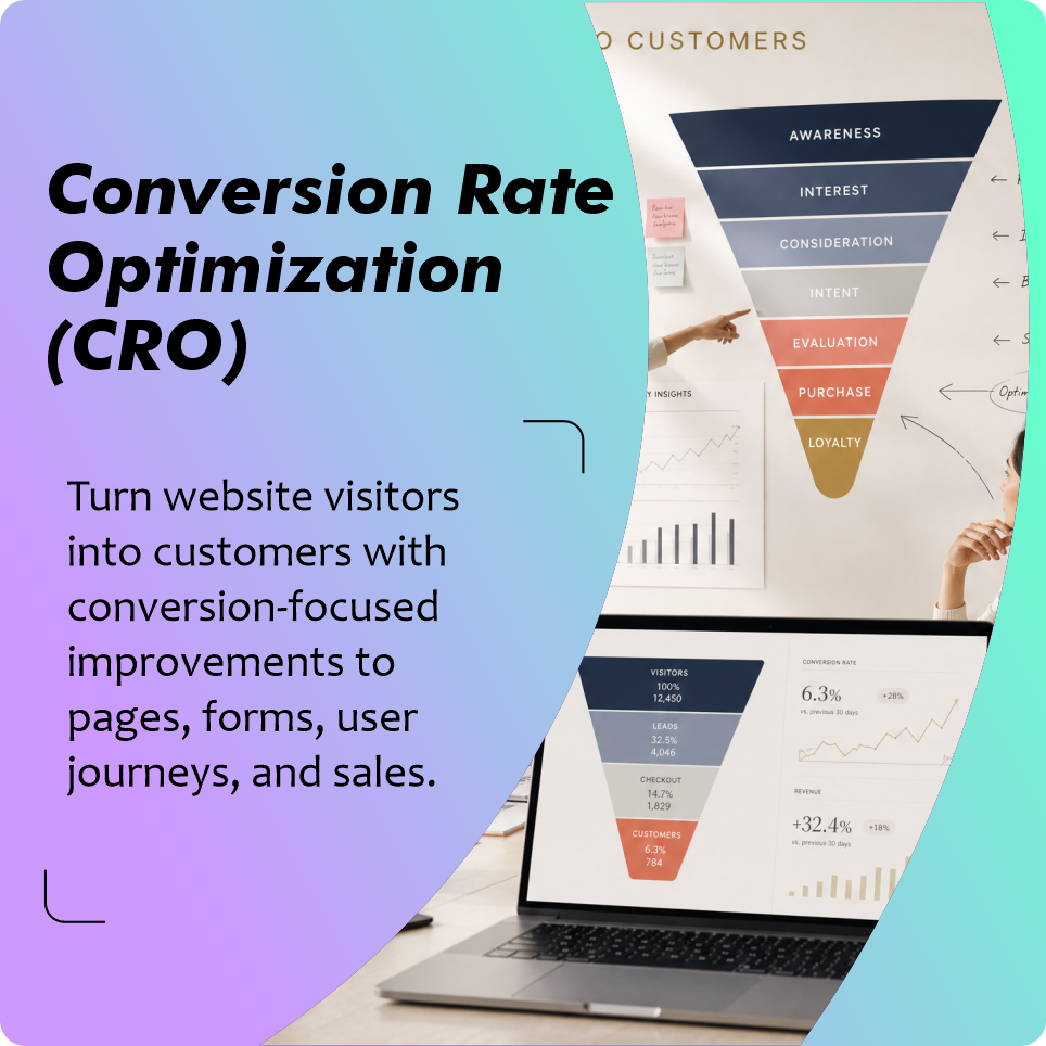 Conversion Rate Optimization (CRO)...
